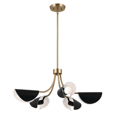 Chandelier/Semi Flush 5Lt (2|52558CPZBK)