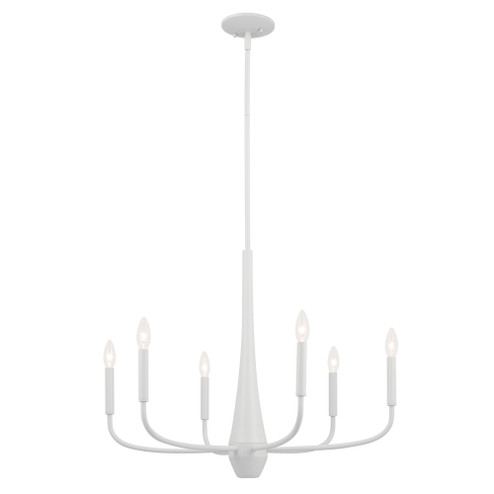 Chandelier 6Lt (2|52525WH)