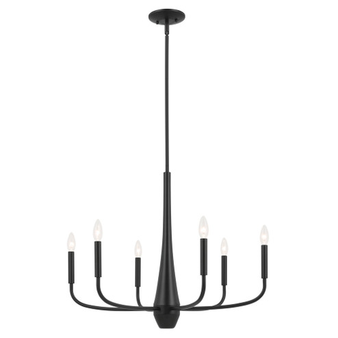 Chandelier 6Lt (2|52525BK)