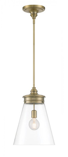 Emma 1-Light Glass Pendant (148|4811-AN-CL)