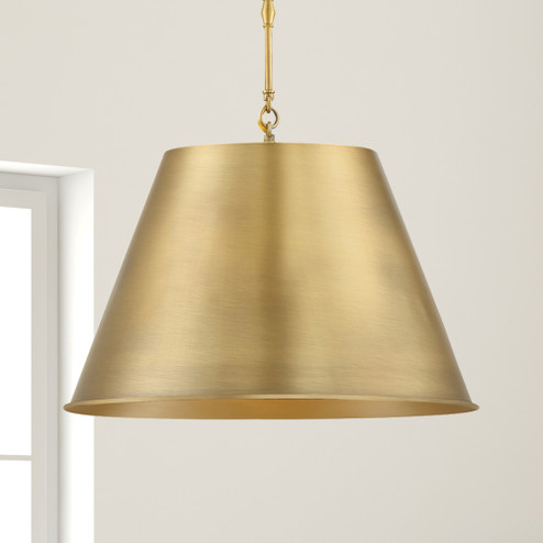 Alden 1-Light Pendant in Warm Brass (128|7-231-1-322)