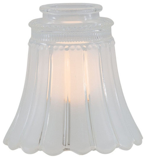 2 1/4 INCH CLEAR/FROSTED GLASS SHADE (39|2560)