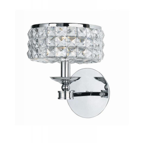 Chelsea 1 Light Polished Chrome Sconce (205|801-CH-CL-MWP)