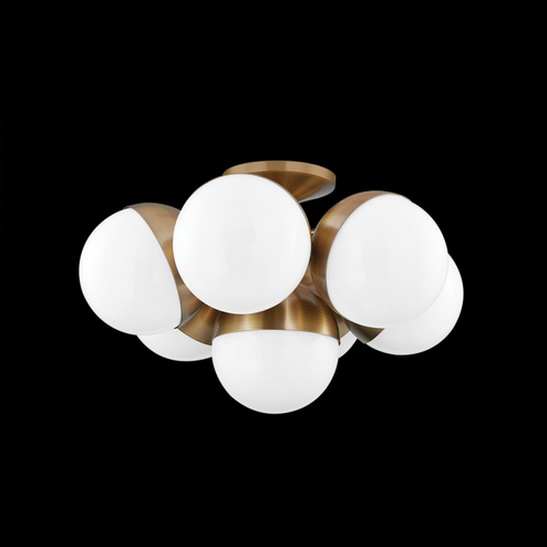 CUPERTINO Semi Flush (52|C1524-PBR)