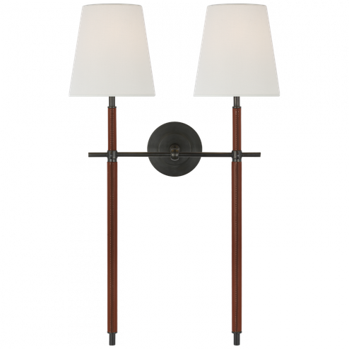 Bryant Large Wrapped Double Tail Sconce (279|TOB 2584BZ/SDL-L)