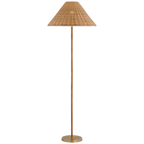 Wimberley Medium Wrapped Floor Lamp (279|MF 1200SB-NTW)
