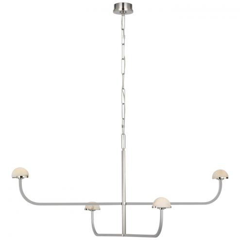 Pedra Two Tier Shallow Chandelier (279|KW 5624PN-ALB)