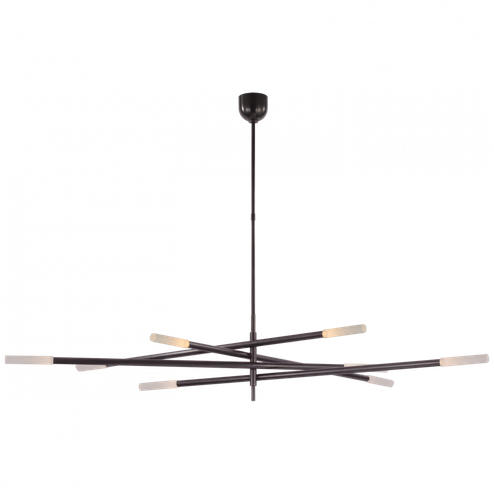 Rousseau Oversized Eight Light Articulating Chandelier (279|KW 5595BZ-EC)