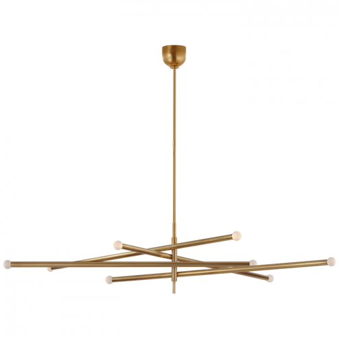 Rousseau Oversized Eight Light Articulating Chandelier (279|KW 5595AB-ECG)