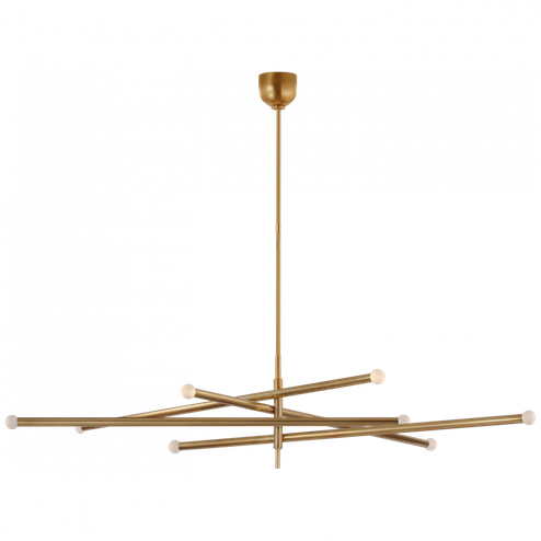 Rousseau Oversized Eight Light Articulating Chandelier (279|KW 5595AB-ECG)