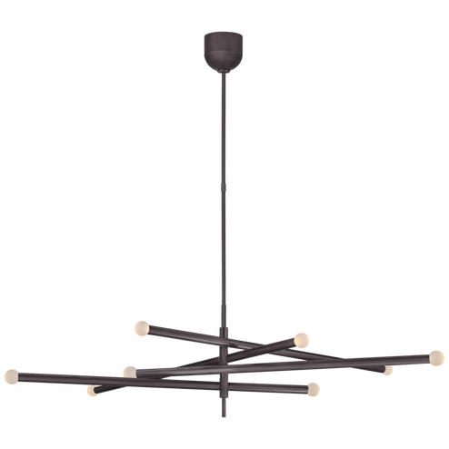 Rousseau Grande Eight Light Articulating Chandelier (279|KW 5589BZ-ECG)