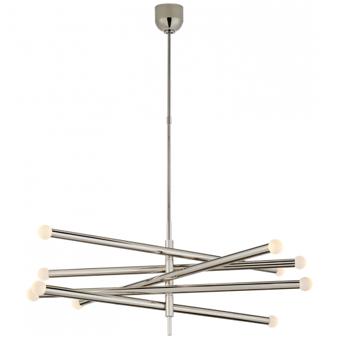 Rousseau Grande Ten Light Articulating Chandelier (279|KW 5587PN-ECG)
