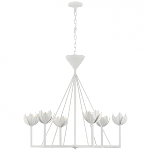 Alberto Large Low Ceiling Chandelier (279|JN 5008PW)