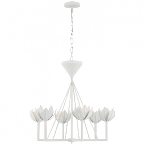 Alberto Small Low Ceiling Chandelier (279|JN 5007PW)