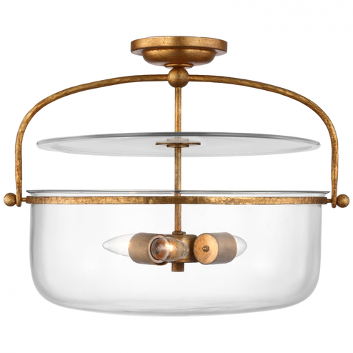 Lorford Medium Semi-Flush Lantern (279|CHC 4270GI-CG)
