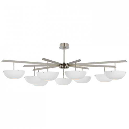 Valencia Grande Nine Light Chandelier (279|ARN 5522PN-WHT)