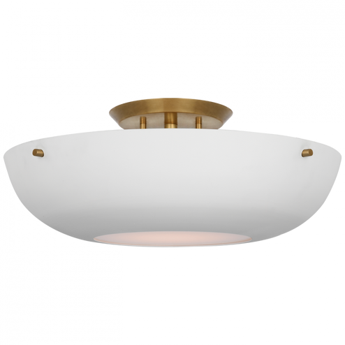 Valencia 16'' Flush Mount (279|ARN 4520HAB-WHT)