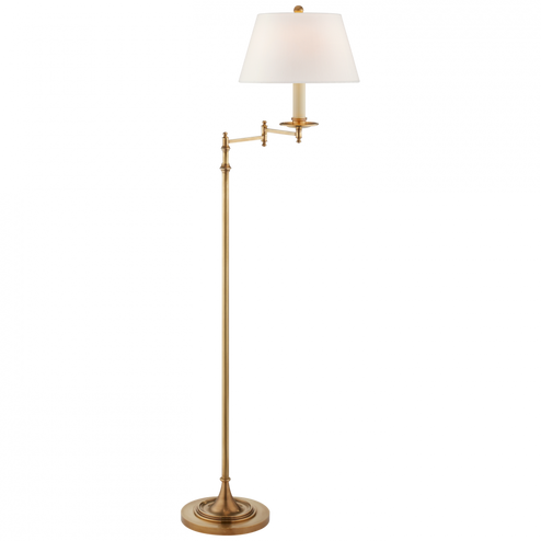 Dorchester Swing Arm Floor Lamp (279|CHA 9121AB-L)