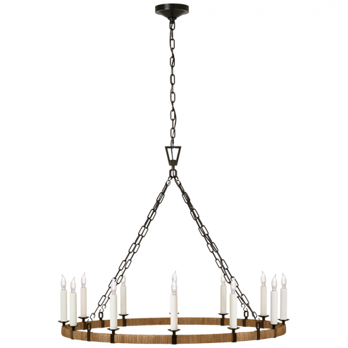 Darlana Large Wrapped Ring Chandelier (279|CHC 5873AI/NRT)