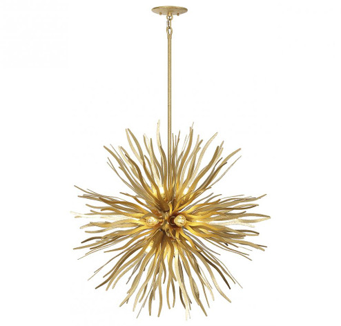 Killiam 16-Light Pendant in Cavalier Gold (128|7-1956-16-37)