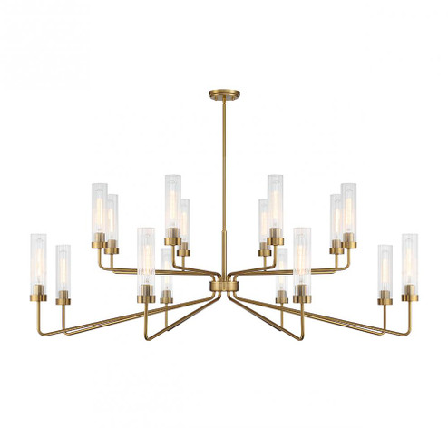 Baker 16-Light Chandelier in Warm Brass (128|1-8862-16-322)