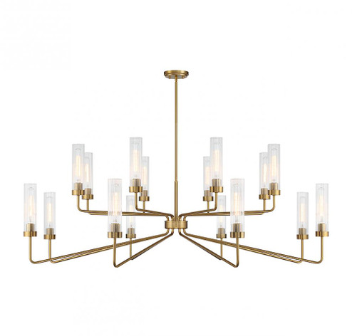 Baker 16-Light Chandelier in Warm Brass (128|1-8862-16-322)