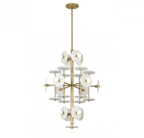 Amani 15-Light Chandelier in Royal Gold (128|1-1592-15-38)