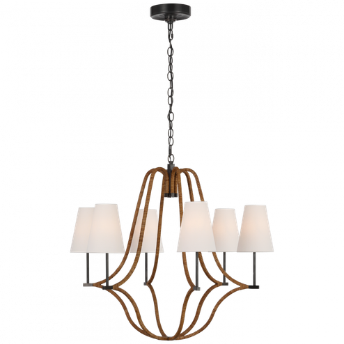 Biscayne Large Wrapped Chandelier (279|CHC 5581BZ/NRT-L)