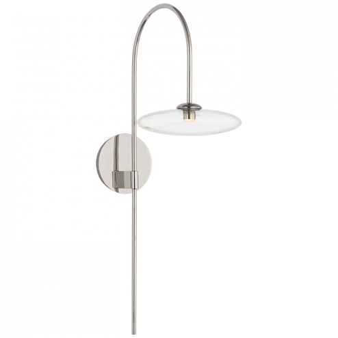 Calvino Arched Single Sconce (279|S 2692PN-CG)