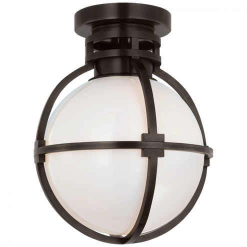 Gracie 10'' Captured Globe Flush Mount (279|CHC 4483BZ-WG)