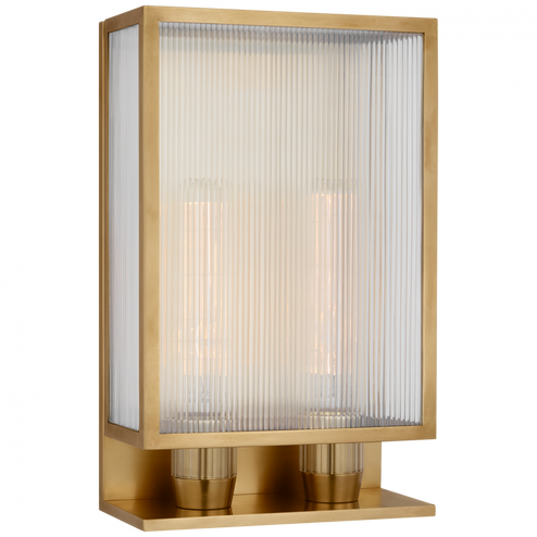 York 16'' Double Box Outdoor Sconce (279|BBL 2187SB-CRB)