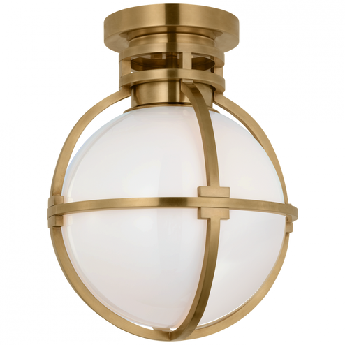 Gracie 10'' Captured Globe Flush Mount (279|CHC 4483AB-WG) Gracie 10'' Captured Globe Flush Mount (279|CHC 4483AB-WG)