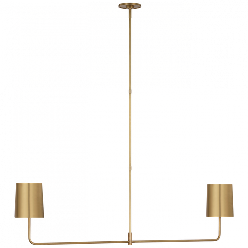 Go Lightly 54'' Two Light Linear Chandelier (279|BBL 5085SB-SB)