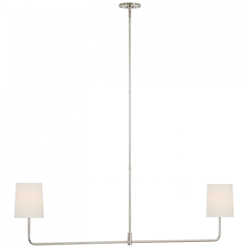Go Lightly 54'' Two Light Linear Chandelier (279|BBL 5085PN-L) Go Lightly 54'' Two Light Linear Chandelier (279|BBL 5085PN-L)