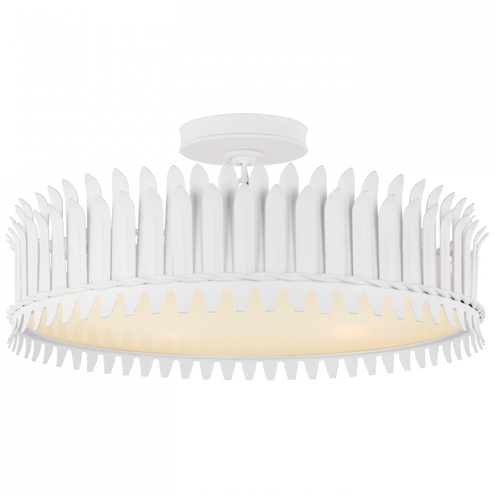 Leslie 21'' Semi-Flush (279|SK 4207PW)