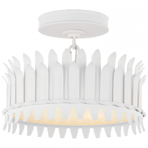 Leslie 12'' Semi-Flush (279|SK 4205PW)