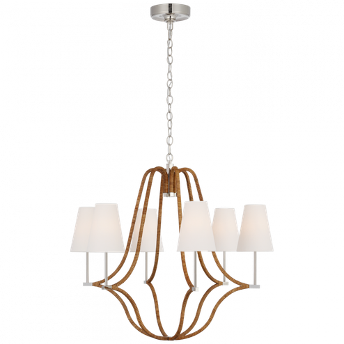 Biscayne Large Wrapped Chandelier (279|CHC 5581PN/NRT-L)