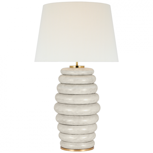 Phoebe Extra Large Stacked Table Lamp (279|KW 3621AWC-L)