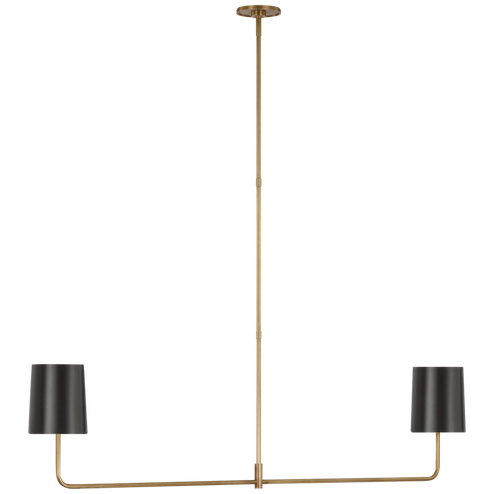 Go Lightly 54'' Two Light Linear Chandelier (279|BBL 5085SB-BZ)