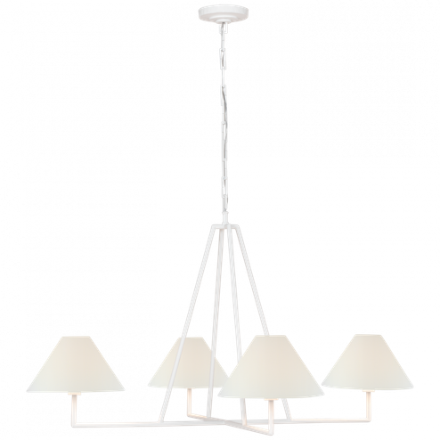 Ashton Extra Large Four Light Sculpted Chandelier (279|CHC 5335PW-L)