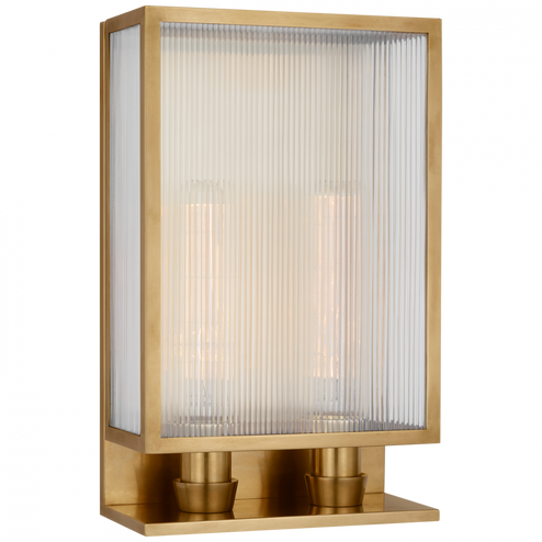 York 16'' Double Box Sconce (279|BBL 2182SB-CRB)