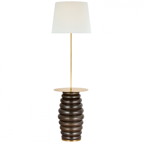 Phoebe Extra Large Tray Table Floor Lamp (279|KW 1619CBZ-L) Phoebe Extra Large Tray Table Floor Lamp (279|KW 1619CBZ-L)