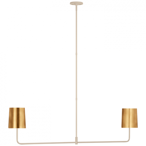 Go Lightly 54'' Two Light Linear Chandelier (279|BBL 5085CW-G)