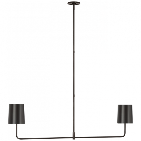 Go Lightly 54'' Two Light Linear Chandelier (279|BBL 5085BZ-BZ)