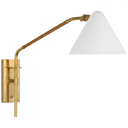 Laken Medium Articulating Wall Light (279|AL 2020HAB/NRT-WHT)