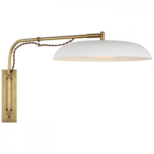 Cyrus Medium Articulating Wall Light (279|AL 2040HAB/WHT-WG)