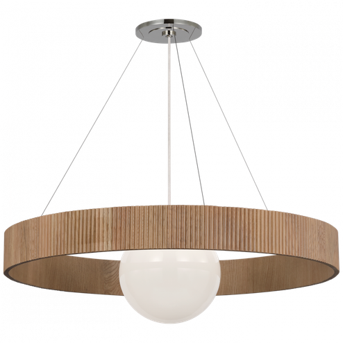 Arena 53'' Ring and Globe Chandelier (279|WS 5002PN/NO-WG)