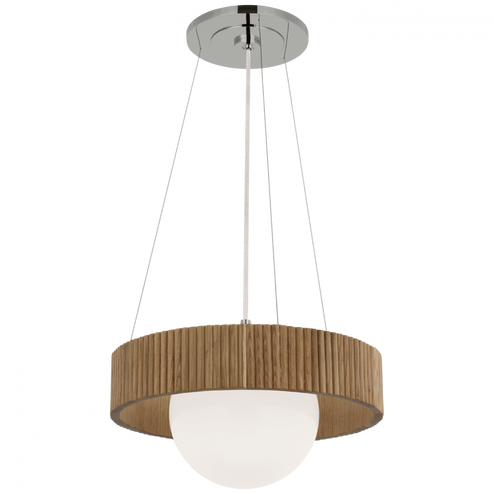 Arena 18'' Ring and Globe Chandelier (279|WS 5000PN/NO-WG)
