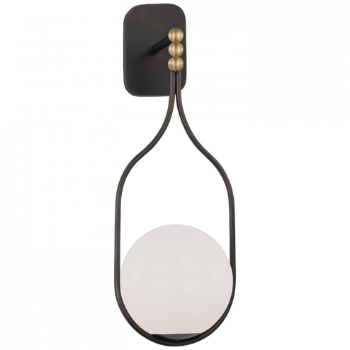 Jodo 19'' Single Sconce (279|WS 2020BZ/HAB-WG)