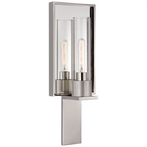 Beza Single Reflector Sconce (279|RB 2005PN/MIR-CG)